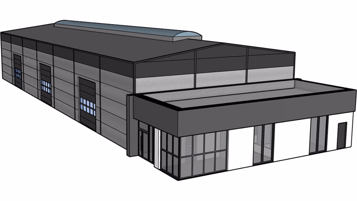 Budynek H15-B1 - widok modelu - zdjęcie 1