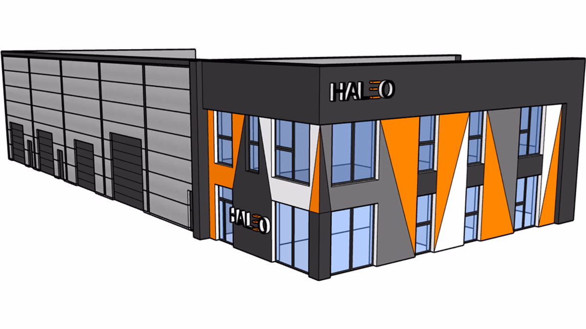 Budynek H18-B2-2 - widok SketchUp - zdjęcie 1