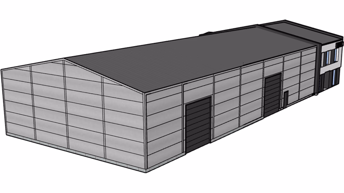 Budynek H18-B2-3 - widok SketchUp - zdjęcie 4