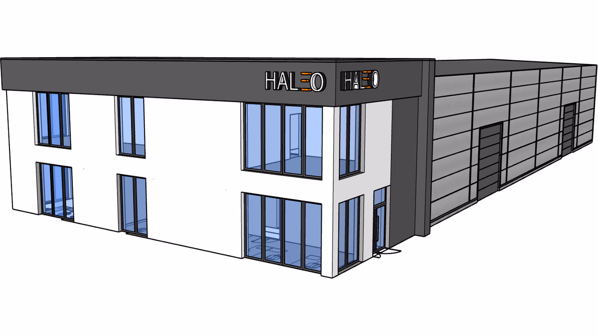 Budynek H20-B2 - widok SketchUp - zdjęcie 1