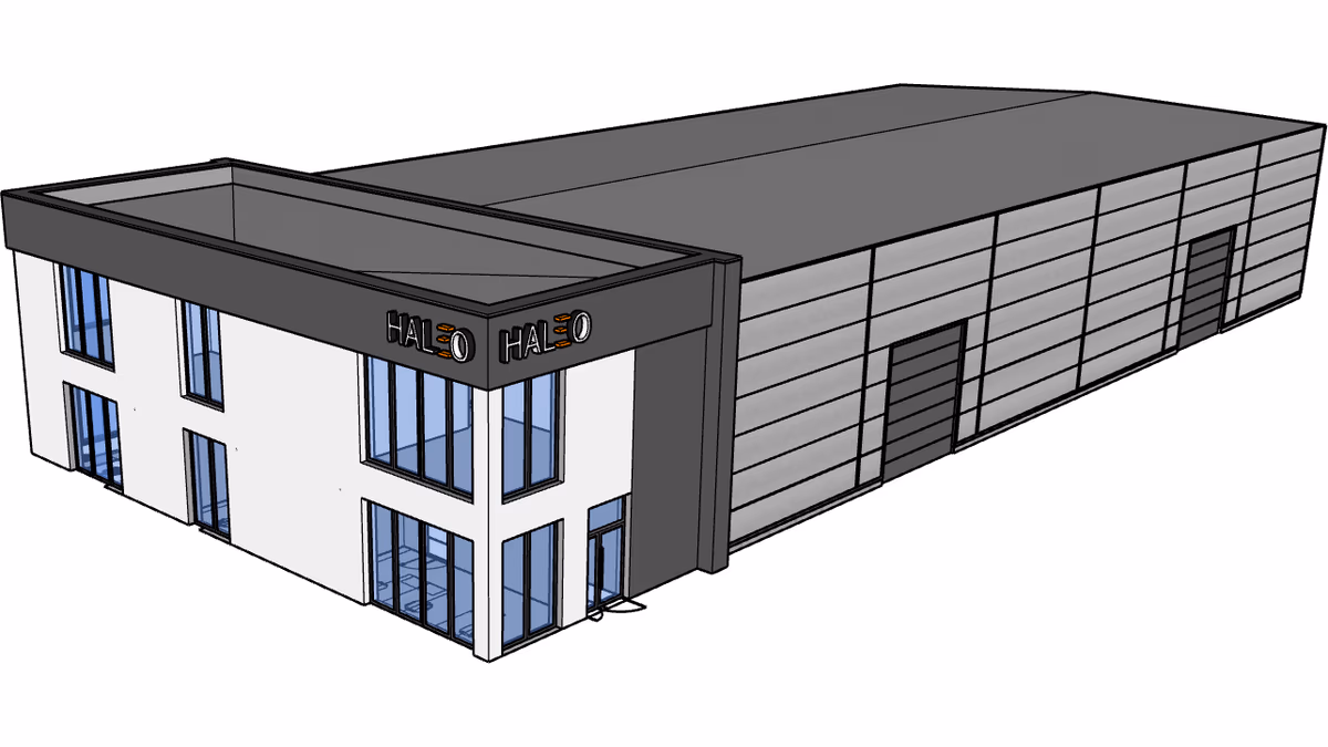 Budynek H20-B2 - widok SketchUp - zdjęcie 3