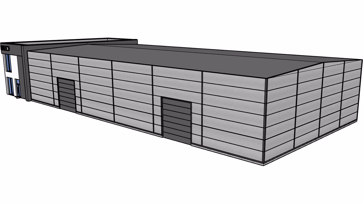 Budynek H20-B2 - widok SketchUp - zdjęcie 4